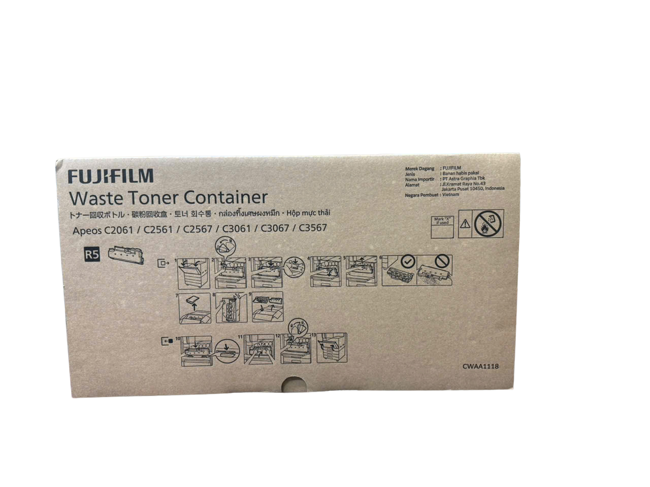 Waste Toner Cartridge Apeos C2061/C2561/C2567/C3061/C3067/C3567